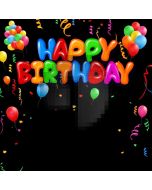 Birthday Ballon Computer Printed Photography Backdrop AUT-662