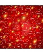 Red Heart Computer Printed Photography Backdrop AUT-737