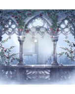 Mystica Fence  Computer Printed Photography Backdrop DGX-164