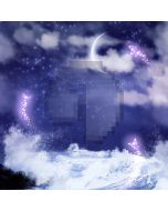 Beautiful night sky Computer Printed Photography Backdrop DT-LP-0054