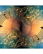 Flow notes Computer Printed Photography Backdrop DT-SL-096