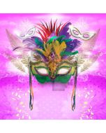 Mask Fur Pink Firework Computer Printed Photography Backdrop DTU-650
