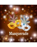 Masqueradw Mask Fur Bubble Computer Printed Photography Backdrop HXB-065