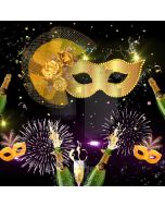 Mask Fur Flower Beer Firework Computer Printed Photography Backdrop HXB-067