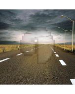 Highway In Cloudy Weather Computer Printed Photography Backdrop HY-CM-0093