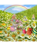 Cute Easter Computer Printed Photography Backdrop LMG-287