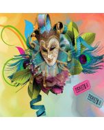 Mask Leaves Colour Rope Computer Printed Photography Backdrop LMG-692