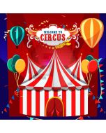 Circue Show Time Balloons Flags Computer Printed Photography Backdrop MSL-344