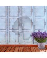 Mottled Wood Wall Computer Printed Photography Backdrop S-683