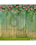 Wood Fence Wall Computer Printed Photography Backdrop S-751