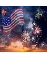 Gorgeous Fireworks  Computer Printed Photography Backdrop XLX-556