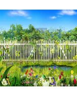 Lively Green Computer Printed Photography Backdrop ZJZ-465