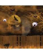 Full moon fence bats Computer Printed Photography Backdrop ZJZ-509