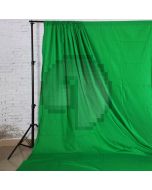 Green Solid Color Pure Cotton Fabric Chromakey Backdrop